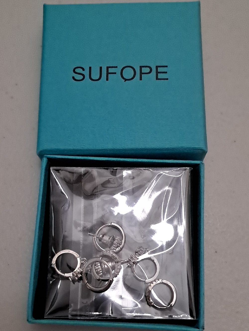 Silver Hoop Earrings Set - Women's Fashion Earrings